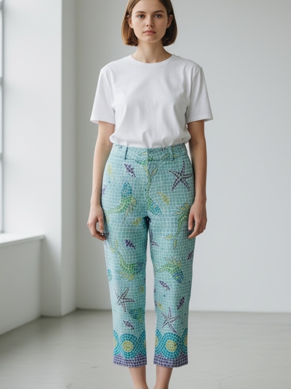 Lilly Pulitzer mosaic crop pants - Picture 3 of 10